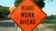 transportation, road work ahead