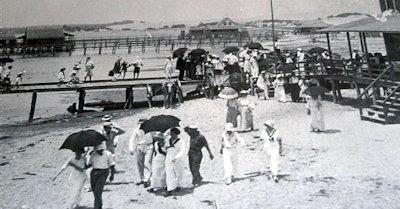 By 1900, Nags Head had become a thriving tourist destination. Photo: N.C. Division of Archives and History