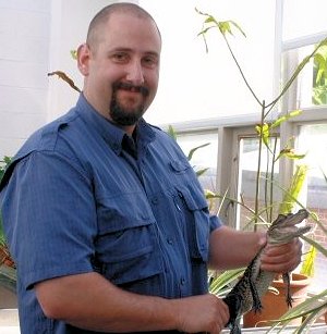 Steve Dinkelacker has spent a great deal of time studying alligators in North Carolina. He doesn't think we know enough about their abundance to justify a hunting season for them. Photo: Framingham State University