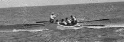 Capt. Hobbs relentlessly trained his boat crew relentlessly. Library of Congress image enhanced by Joyner Library, East Carolina University.