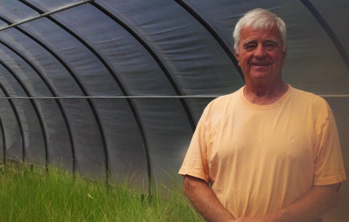 Carlton Campbell never intended to make growing marsh grasses his life's work. Photo: Danielle Herman