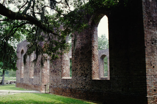 Brunswick Town was a port on the Cape Fear River that was razed by British troops in 1776 and never rebuilt. Photo: Allison Ballard