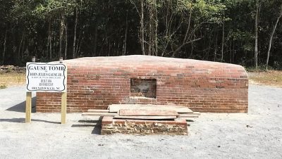 The tomb of Capt. John Julius Gause features brick walls 18 inches thick. Photo: Keith Edwards/Find-A-Grave