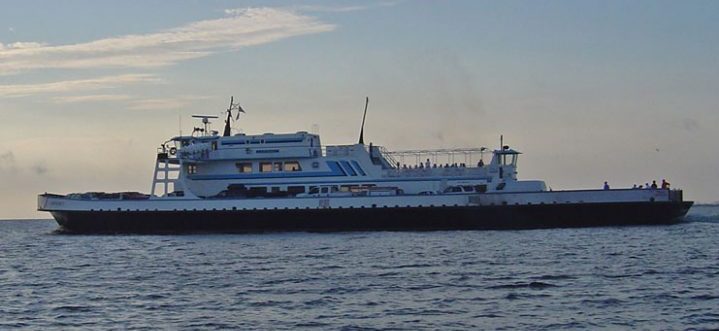 The M/V Carteret is one of two state ferries equipped with water quality monitoring equipment used in the FerryMon program. Photo: N.C. Department of Transportation